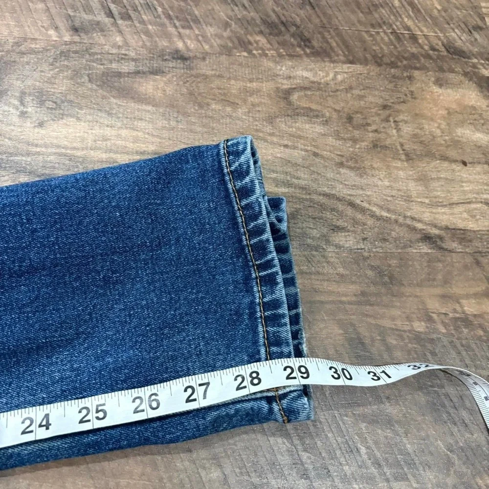 Vintage 2000s Levi's 505 Jeans Blue Baggy Loose Fit Straight Leg Denim